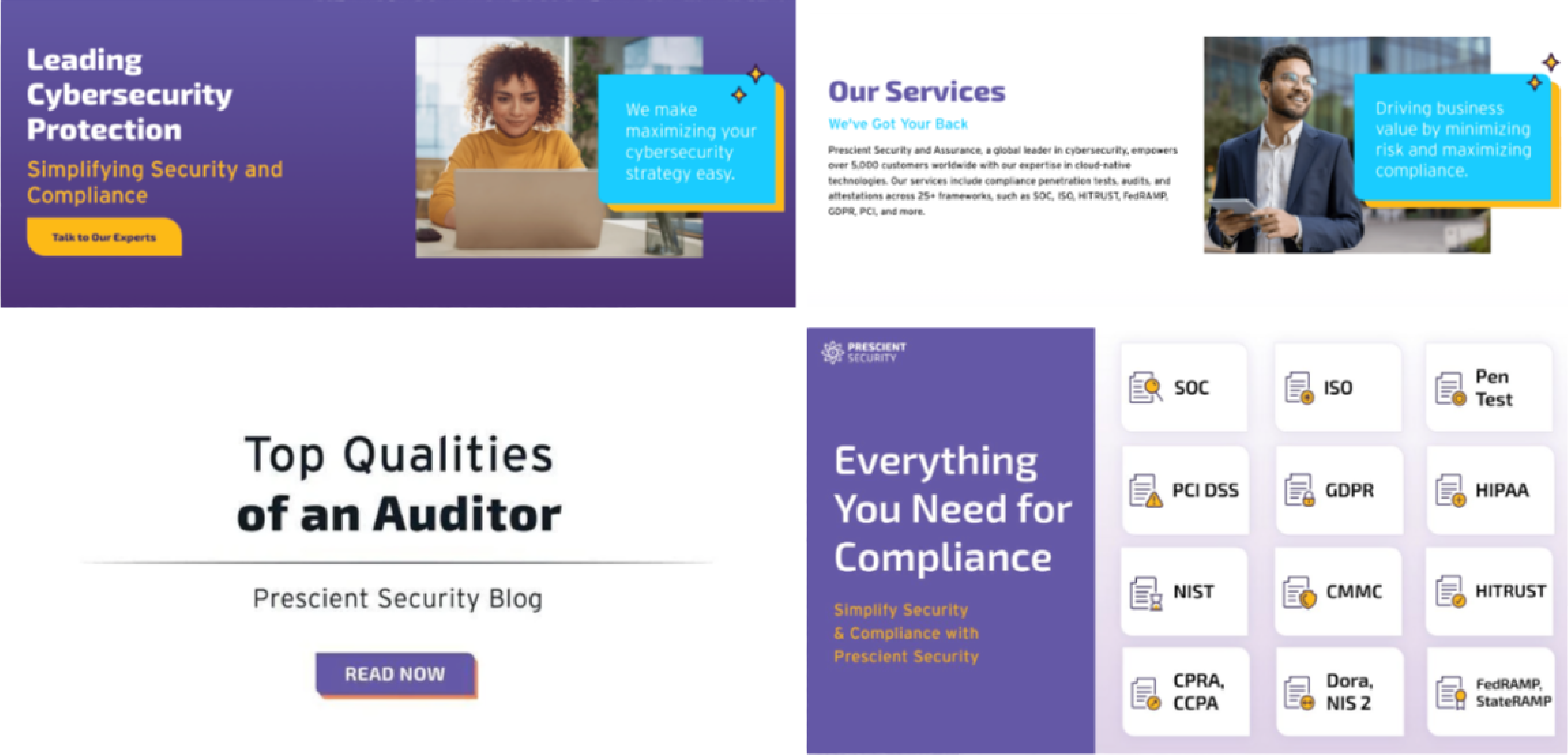 Prescient Security Visual Identity 